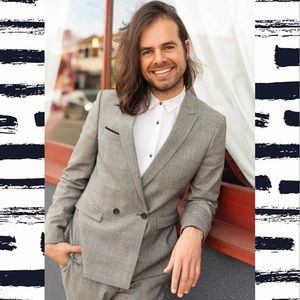 Gray Wool Suit from The Kooples